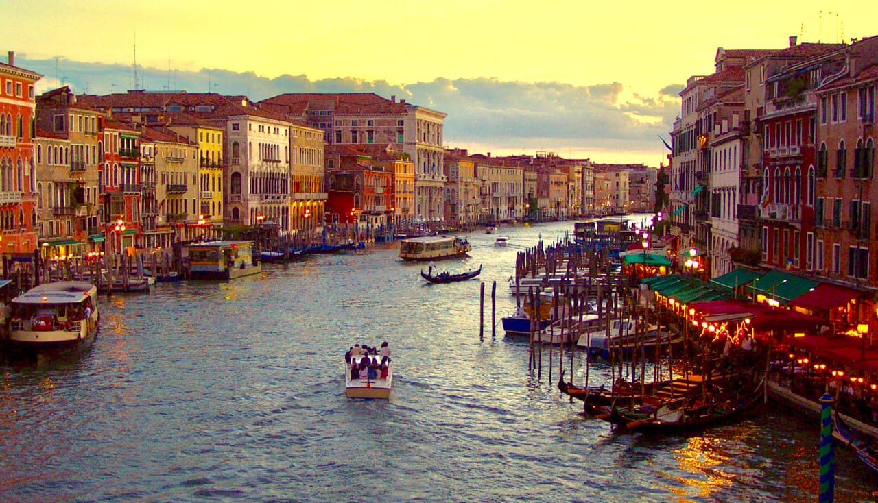 The Grand Canal in Venice 